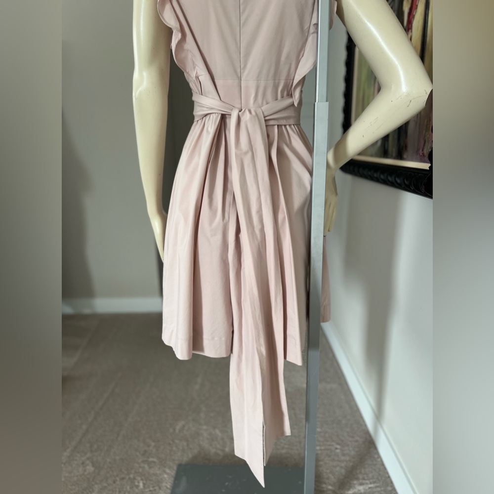 RED Valentino V-Neck Ruffled A-Line Dress - Picture 10 of 15